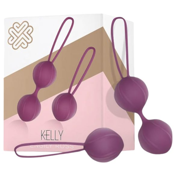 Engily Ross Kelly - Set od 2 ljubičaste gejša kuglice
