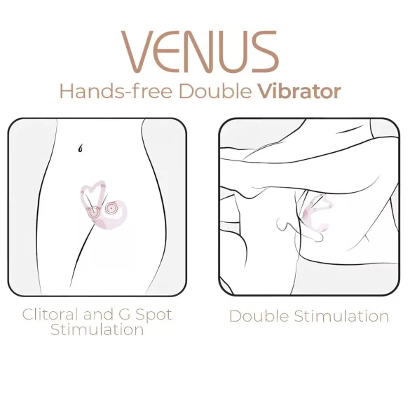 Adrien Lastic Venus - G-tačka i klitoralni vibrator (roze)