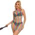 Subblime 952341 - Halter mrežasta haljina u duginim bojama - S-L
