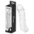 Addicted Toys - navlaka za penis sa prstenom za testise - 27 cm (providna)