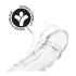Addicted Toys - navlaka za penis sa prstenom za testise - 27 cm (providna)