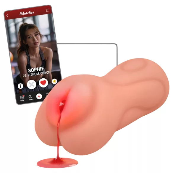 Intenzivni Prvi Put Sofija - realistično devičanskaa masturbator vagina (natur)