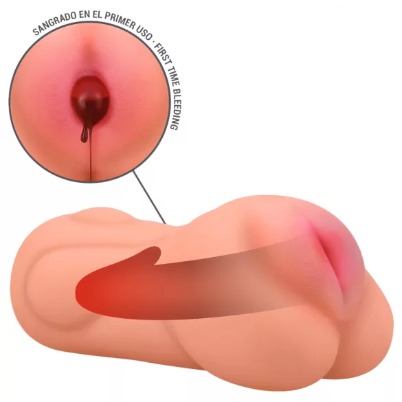 Intenzivni Prvi Put Sofija - realistično devičanskaa masturbator vagina (natur)