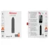 Oninder - vibrator sa aplikacionim upravljanjem (crni)