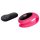 Virgite - daljinski par vibrator (crno-roze)