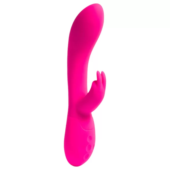 Platanomelón Lucas - pink vibrator sa klitorisnim nastavkom
