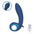 INTOYOU Palha - punjivi, naduvavajući vibrator (plavi)