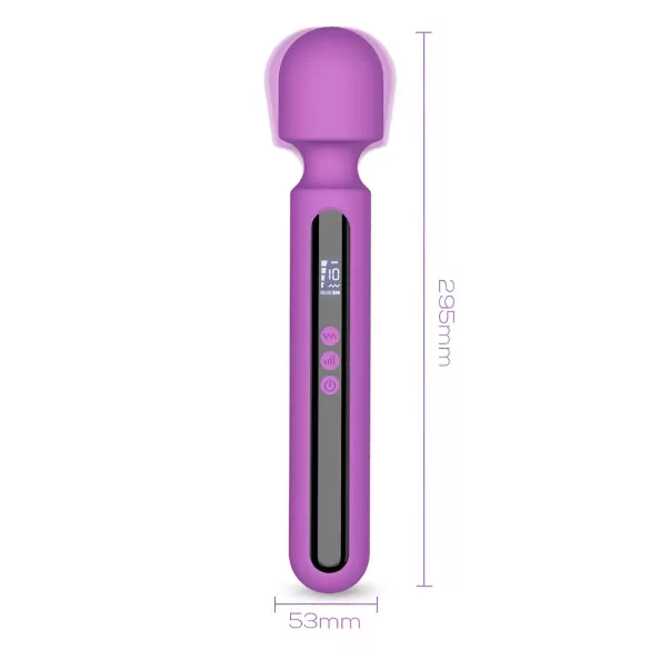 Engily Ross Aura - punjivi digitalni masažer vibrator (ljubičasti)