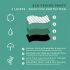 Adalet Natura Super - menstrualne gaćice (crne) - L