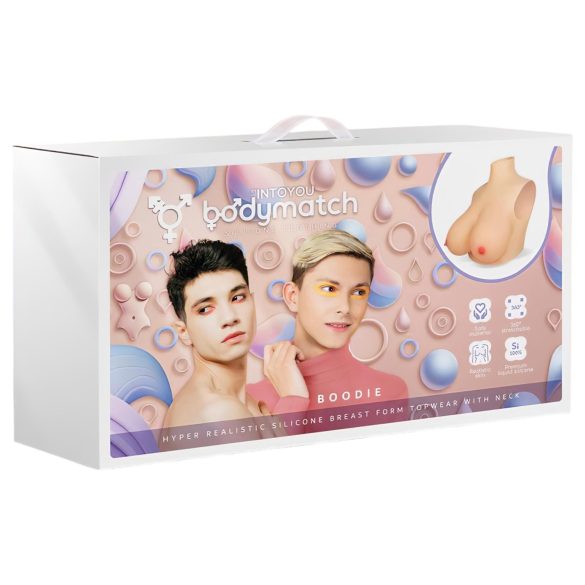 INTOYOU - realistične grudi sa kaišem (prirodna boja)