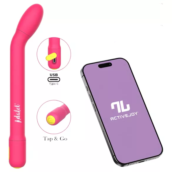 Adalet Gently - pametni G-tačka i prostata vibrator (roze)