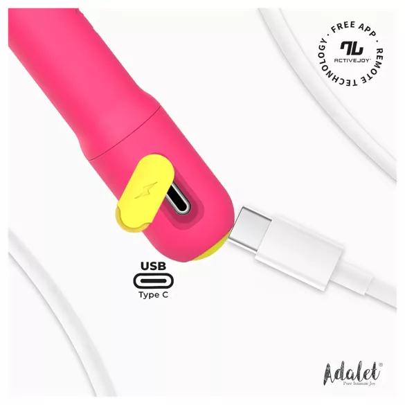 Adalet Gently - pametni G-tačka i prostata vibrator (roze)
