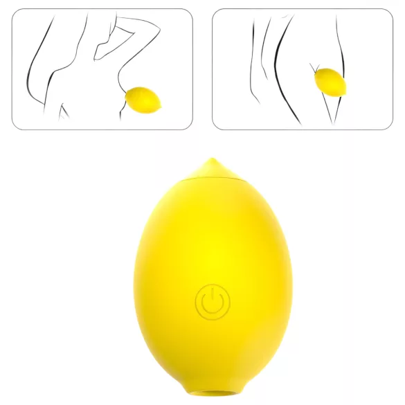 Engily Ross Lemon - talasasti vibrator za klitoris sa limunom (žuti)