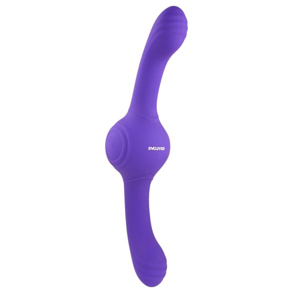 Evolved Our Gyro Vibe - punjivi dupli vibrator sa vibracijom (ljubičasti)