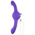 Evolved Our Gyro Vibe - punjivi dupli vibrator sa vibracijom (ljubičasti)