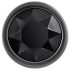 Evolved Black Gem - metalni analni plug set sa crnim kamenom (srebrni)