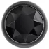 Evolved Black Gem - metalni analni čepovi set, crni kamen (srebro)