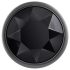 Evolved Black Gem - metalni analni plug set sa crnim kamenom (srebrni)