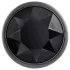 Evolved Black Gem - metalni analni čepovi set, crni kamen (srebro)
