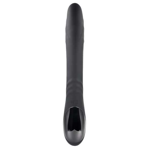 Playboy Rapid Rabbit - crni vibrator sa stimulacijom klitorisa