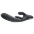 Playboy Rapid Rabbit - crni vibrator sa stimulacijom klitorisa