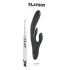 Playboy Rapid Rabbit - crni vibrator sa stimulacijom klitorisa