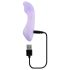 Playboy Euphoria - vodootporni G-tačka vibrator na baterije (ljubičasti)
