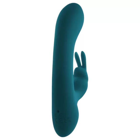 Playboy Zec - akumulatorski, vodootporni vibrator sa klitoris rukom (tirkiz)