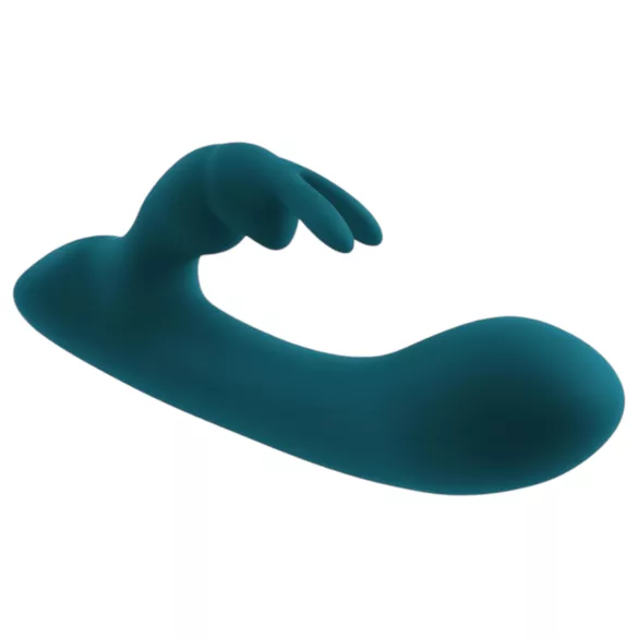 Playboy Zec - akumulatorski, vodootporni vibrator sa klitoris rukom (tirkiz)