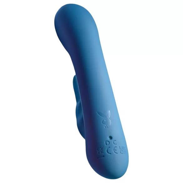 Playboy Zec - akumulatorski, vodootporni vibrator sa klitoris rukom (tirkiz)