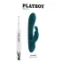 Playboy Zec - akumulatorski, vodootporni vibrator sa klitoris rukom (tirkiz)
