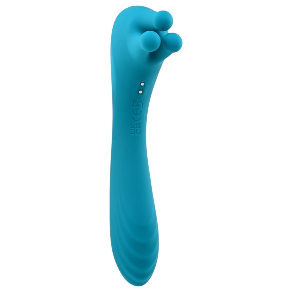 Evolved Heads or Tails - Bežični dvostruki vibrator (plavi)
