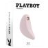 Playboy Palm - punjivi, vodootporni 2u1 klitoralni vibrator (roze)