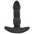Playboy - crni analni vibrator s punjenjem i vibracijama