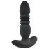 Playboy - crni analni vibrator s punjenjem i vibracijama
