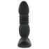 Playboy - crni analni vibrator s punjenjem i vibracijama