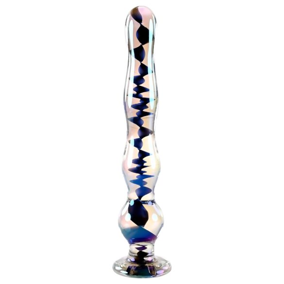 Playboy Jewels - talasasti stakleni dildo (providan)