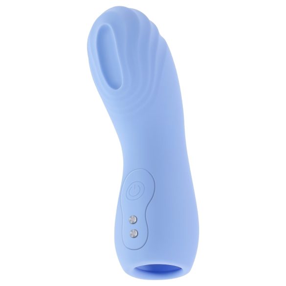 Evolved - teksturisani prstni vibrator (plava)