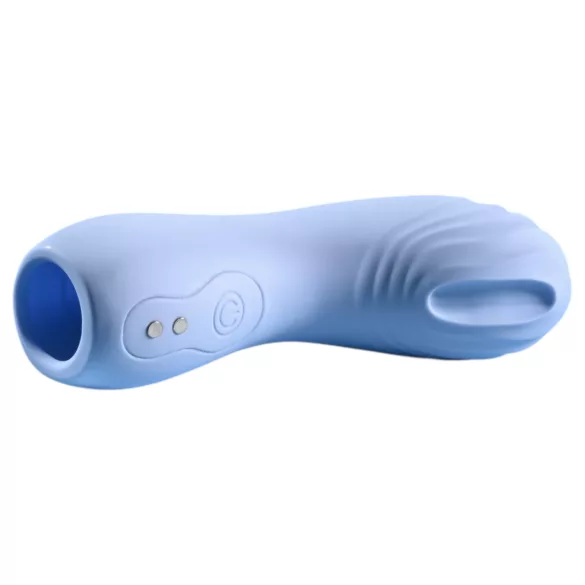 Evolved - teksturisani prstni vibrator (plava)