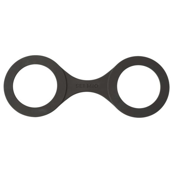 Sei Mio - silikonske lisice - M (crne)