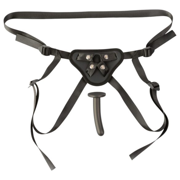 Sei Mio - Dildo sa pojasom za pričvršćivanje - 12,5 cm (crna)