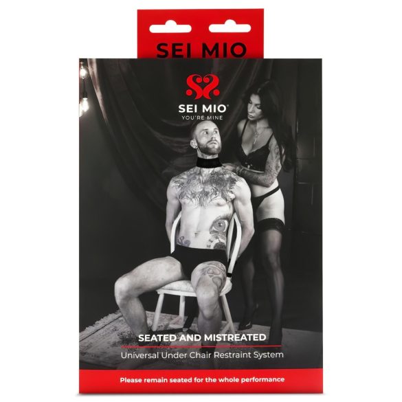 Sei Mio - kaiš za pričvršćivanje za stolicu (crni)