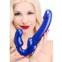 Strap U Revolver II - plavi strap on vibrator