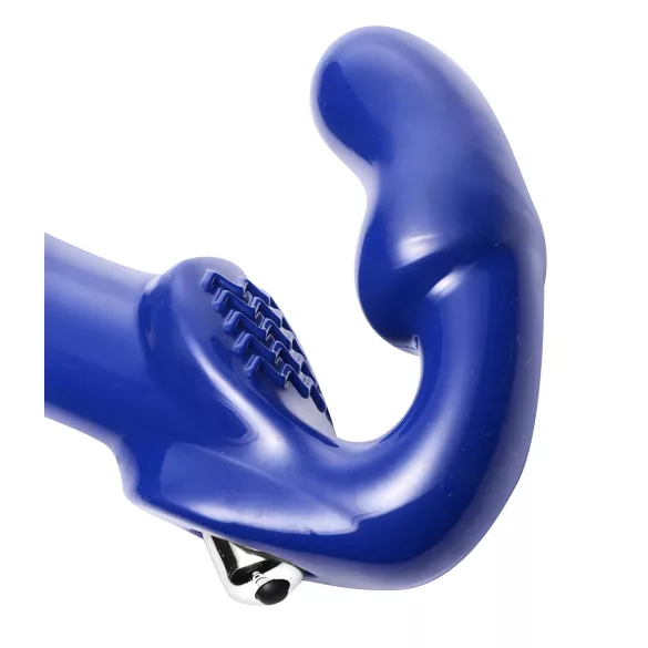 Strap U Revolver II - plavi strap on vibrator
