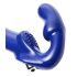 Strap U Revolver II - plavi strap on vibrator