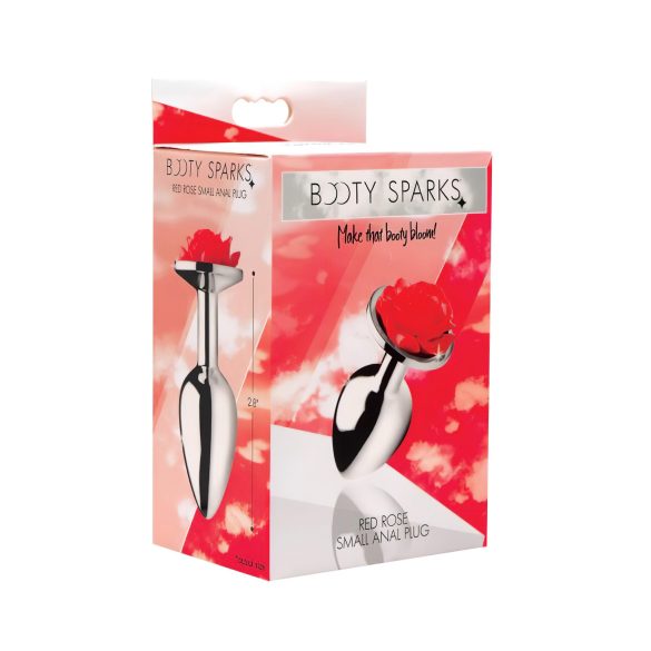 Booty Sparks - ružičasti analni čep (srebrni)