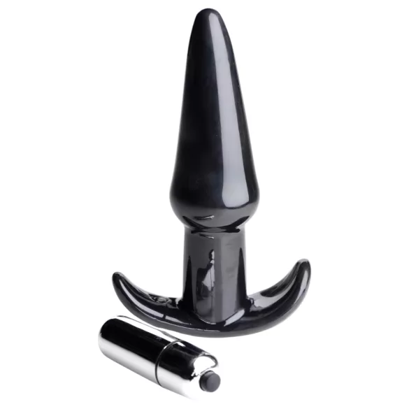 Frisky glatki crni analni vibrator