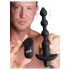Bang! - crni analni vibrator na baterije, sa daljinskim upravljačem