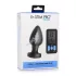 XR Brands - Zeus - bežični E-Stim analni vibrator (crni)