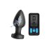 Zeus - bežični E-Stim analni vibrator (crni)